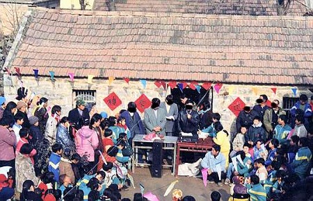 A house church in China- their existence is threatened. A house church in China- their existence is threatened.