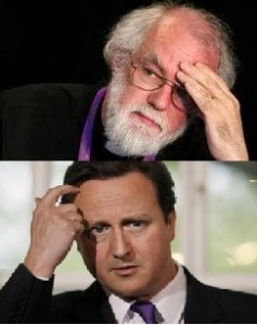Archbishop of Canterbury and David Cameron Archbishop of Canterbury and David Cameron