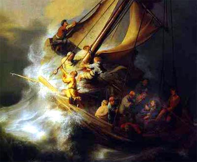 Jesus could sleep in the midst of the storm... Jesus could sleep in the midst of the storm...