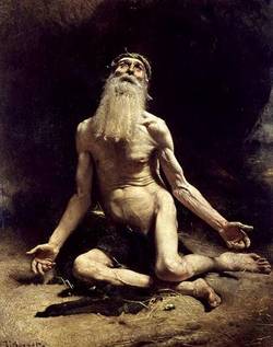 Job (oil on canvas) by Bonnat, Leon Joseph Florentin (1833-1922) Job (oil on canvas) by Bonnat, Leon Joseph Florentin (1833-1922)