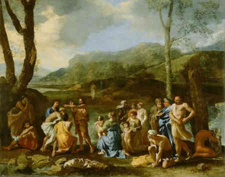 Nicolas Poussin Saint John Baptizing in the River Jordan Nicolas Poussin Saint John Baptizing in the River Jordan