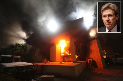 The Libyan embassy in flames, the US ambassador killed in reaction to a movie that 'misrepresented' Mohammed The Libyan embassy in flames, the US ambassador killed in reaction to a movie that 'misrepresented' Mohammed